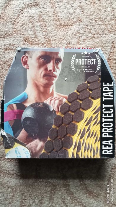 Taśma do kinesiotapingu Rea Tape 5 cm x 5 m żółcie