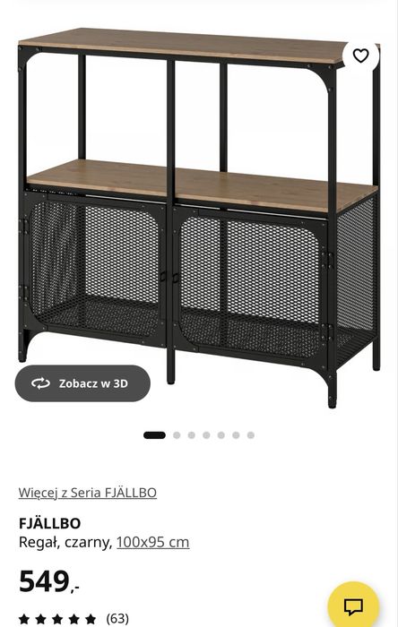 Regał metalowy ikea