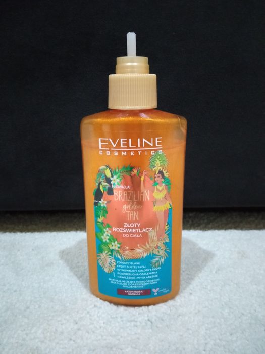 Złoty rozświetlacz do ciała Eveline Cosmetics
