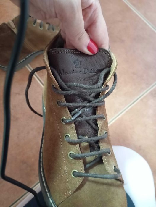 Botas de camurça Massimo Dutti