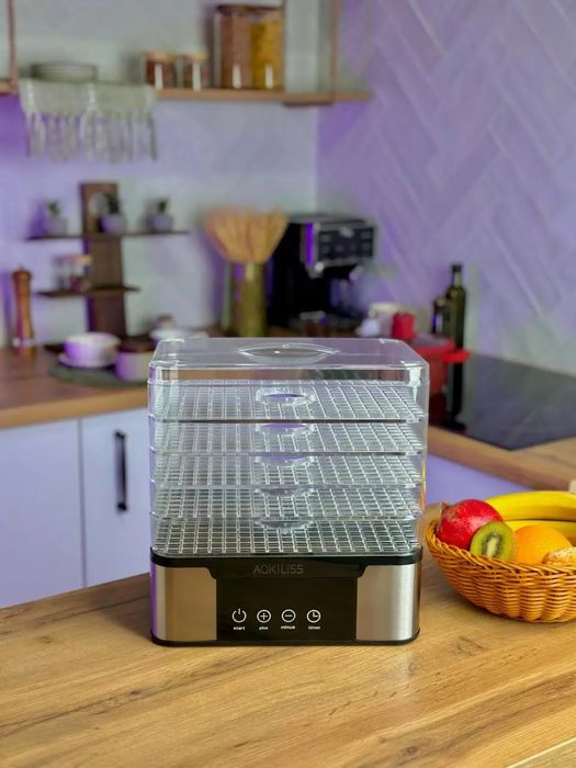 Сушарка для овочів і фруктів квадратна ACL-6801