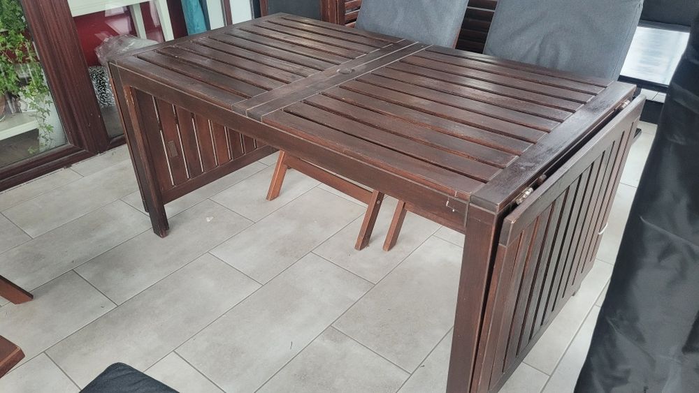 Stół rozkładany ogrodowy Applaro Ikea