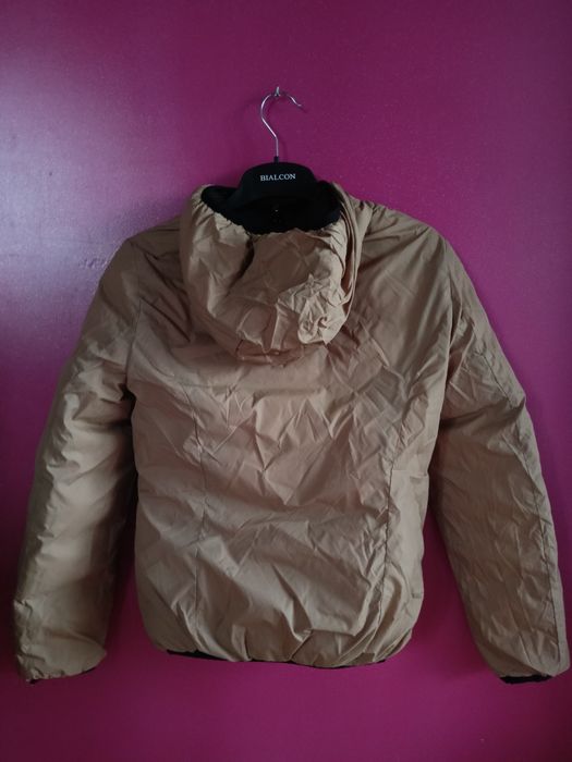 Kurtka dwustronna czarno- beżowa