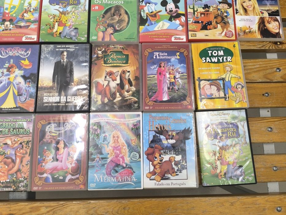 Lote de filmes de animação 15€
