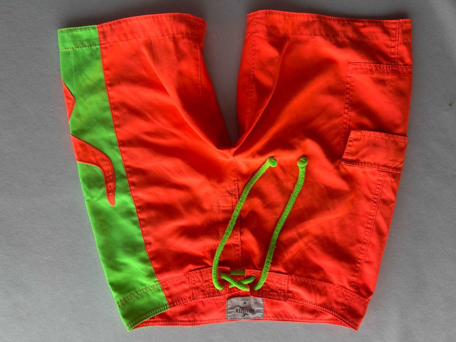 Hollister _ Pomarańczowe kąpielowe szorty spodenki M