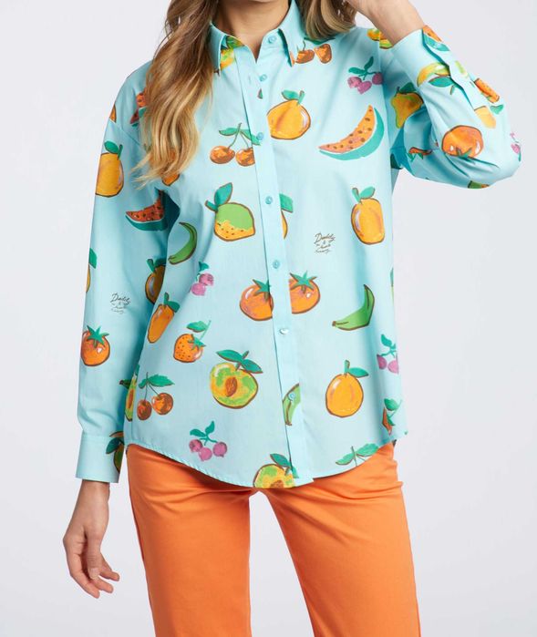 Koszula wistula w owoce