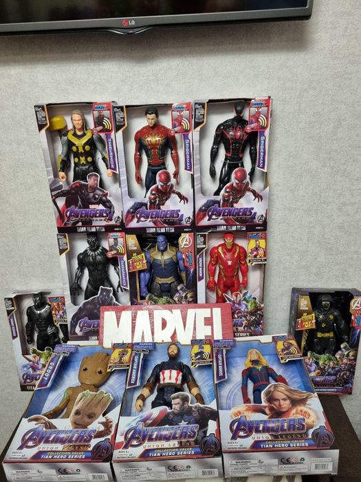Фігурка Супергероя Marvel/Марвел/Грут,Спайдермен,Танос,Пантера та інші