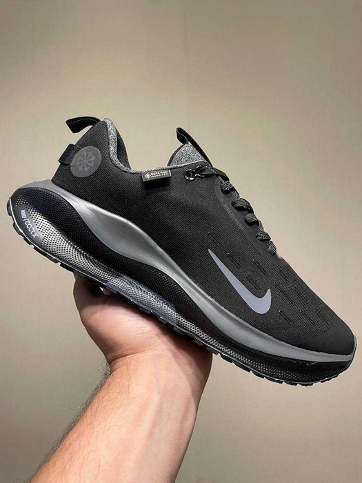 Кросівки осінні Nike React Gore-Tex Black premium i97 | Кроссовки Найк чоловічі