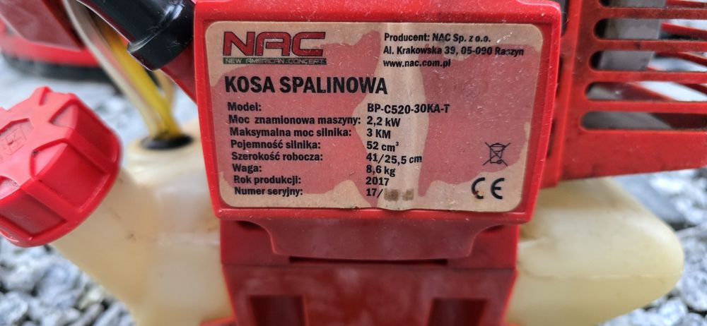 Kosa spalinowa NAC - mocna 3KM