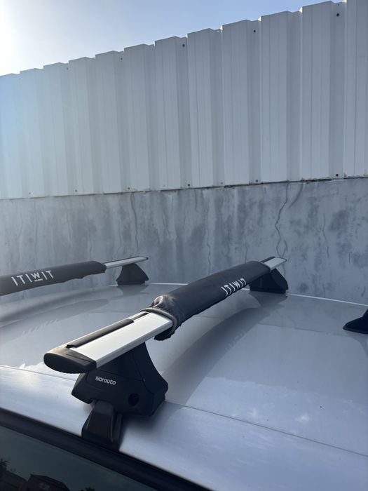 Barras de Tejadilho Norauto Alumínio Aerodinâmicas 3L 127 cm – Excelente Estado