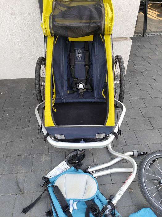 Przyczepka rowerowa Croozer 1 amortyzacja 3w1 riksza