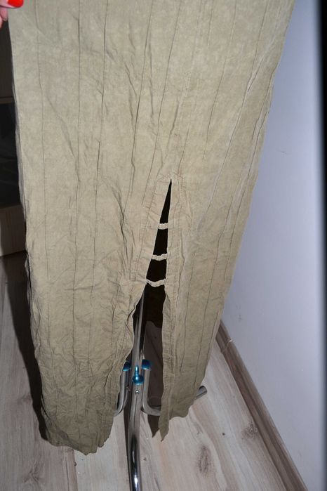18^ ELLA letnia sukienka z bawełny khaki 42/44