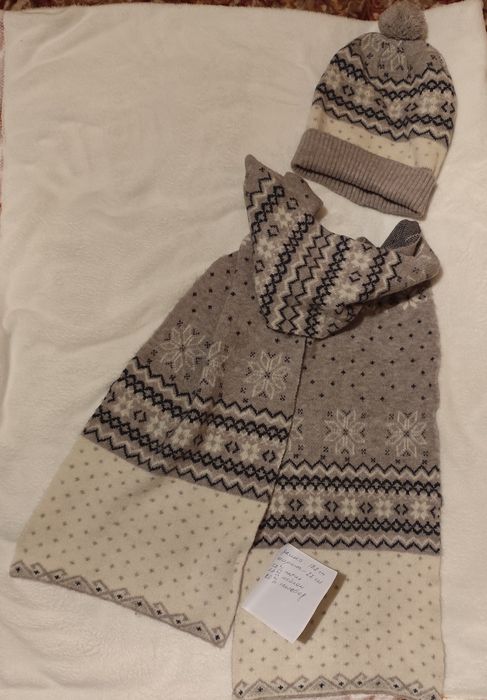 Шапка+ шарф жіночі