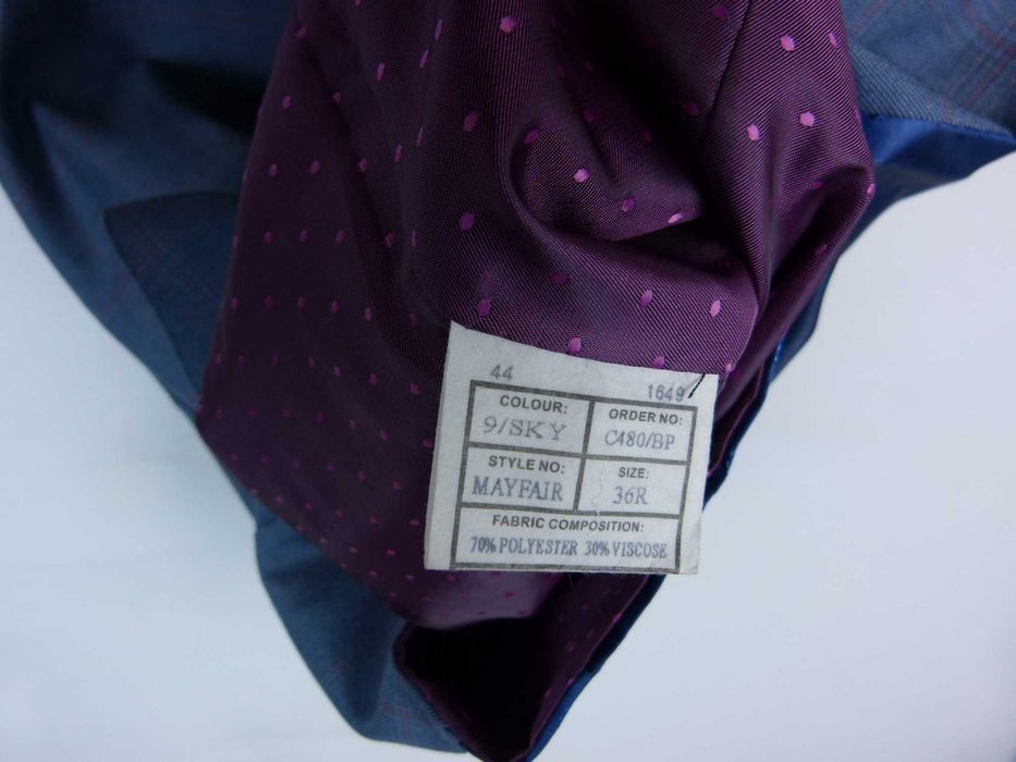 Marc Darcy elegancka kamizelka krata 36R / S