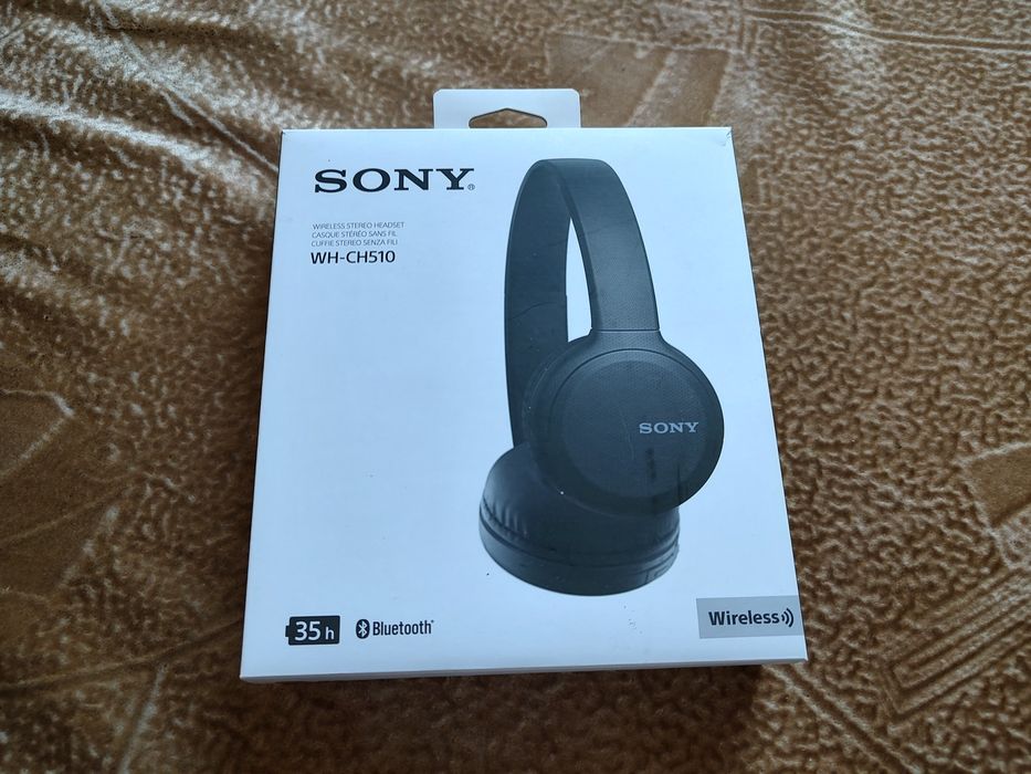 Наушники беспроводные Sony WH-CH510(черные), Boompods Basslne compact