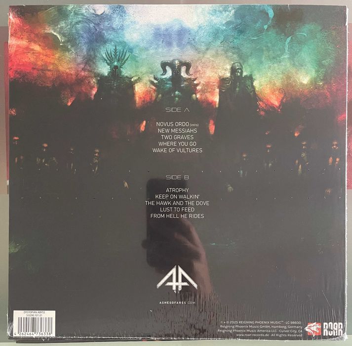 LP (Green) Ashes Of Ares - New Messiahs