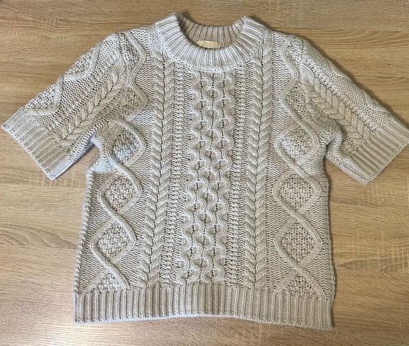 H&M premium S вовна мериноса светр джемпер