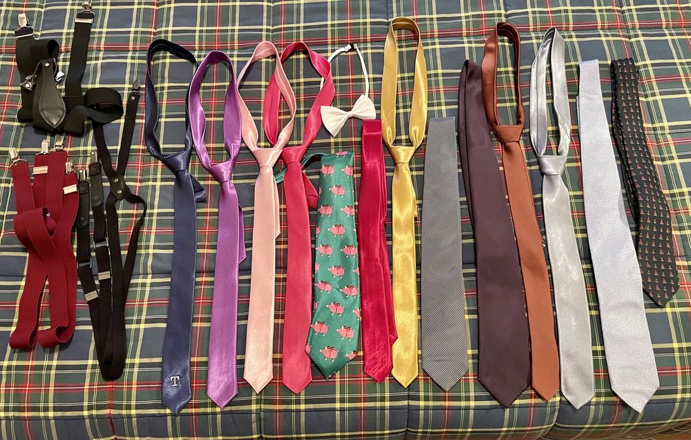 Gravatas , laço várias cores Mr.Blue, Sacoor e outras