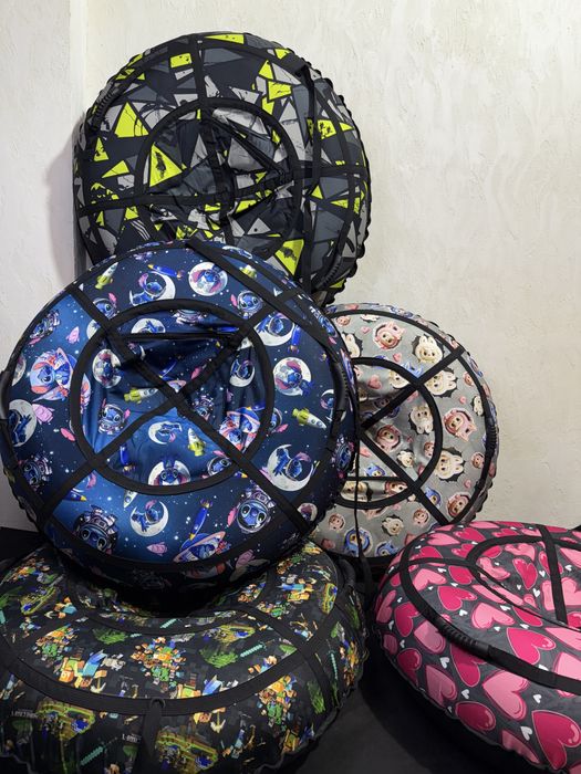 Тюбінг 100см 120см тюбинги надувные санки ватрушка для снега тюб