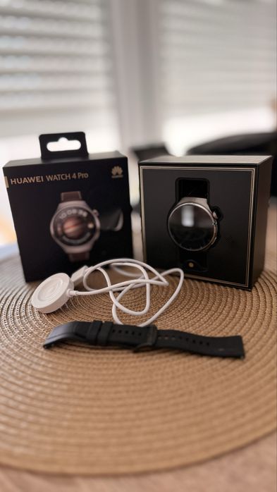 Huawei watch 4 Pro Classic ze skórzanym paskiem