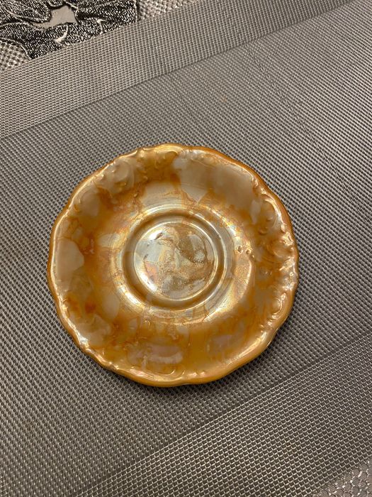 Śliczny komplet filiżanek do kawy z podstawkami PRL made in Poland