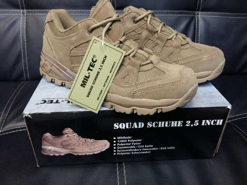 Кросівки Mil-Tec Squad Shoes 2.5 Inch, колір Coyote. Новий товар.