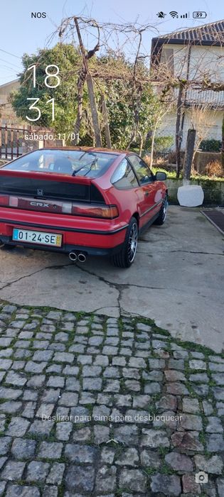 Honda CRX de 1990 todo original.