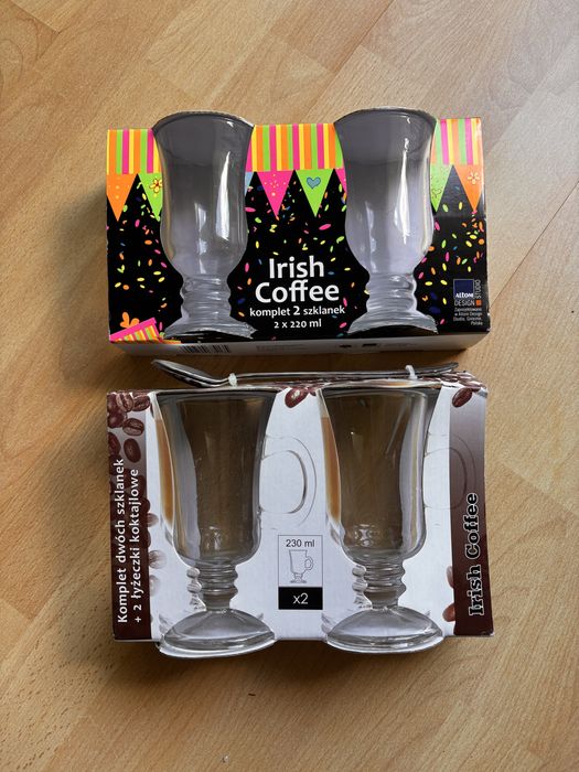 Szklanki irish coffee zestaw