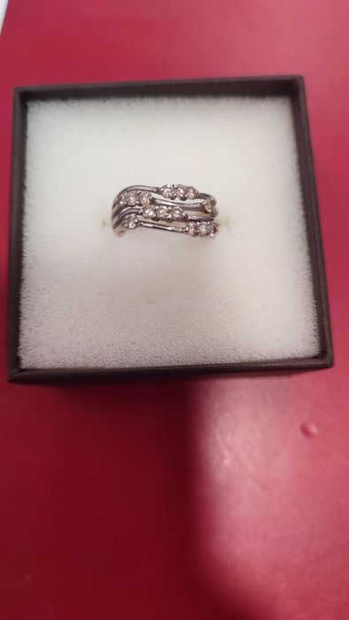 Каблучка з діамантами!!! Терміновий продаж!!!