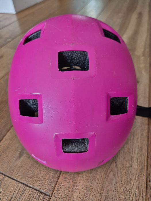 Kask Decathlon Oxelo różowy 52 - 54 cm