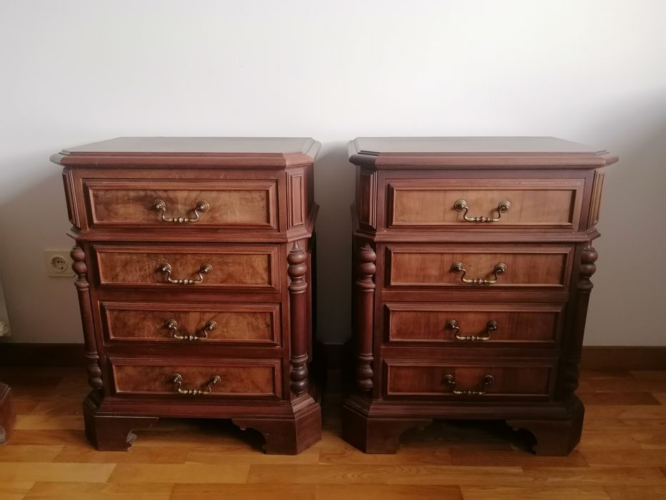 mobília quarto completo madeira