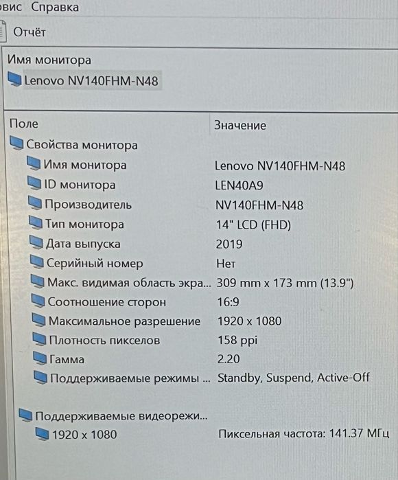 Ноутбук lenovo t14 1gen