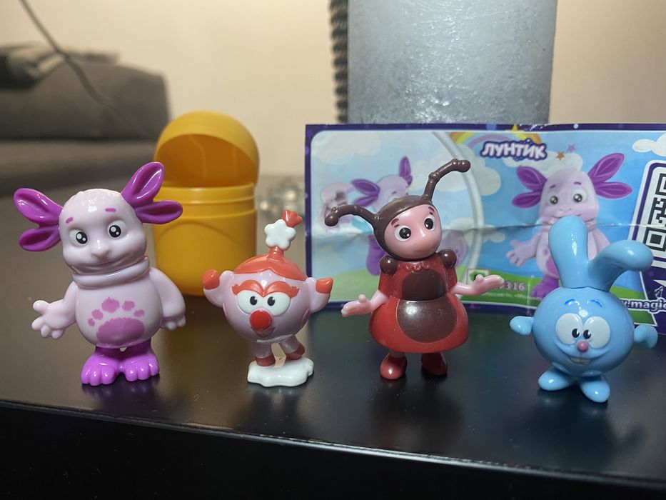 Лунтік іграшки лунтик киндер игрушки коллекция