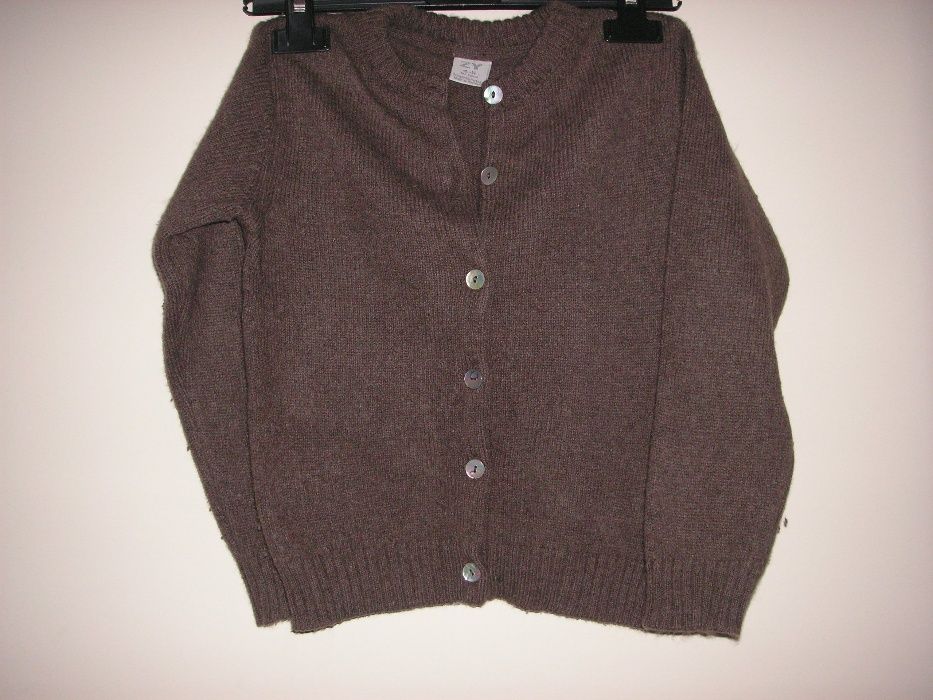 Casaco Malha Lanidor e Zippy T-4 e 4/5 Anos