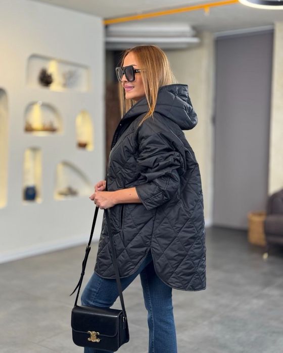 Жіноча весняна куртка 48-50 52-54 56-58 60-62