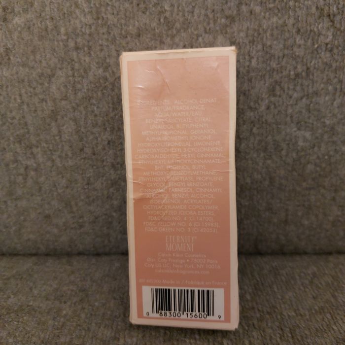 Pusta butelka 30 ml po Eternity Moment Calvin Klein