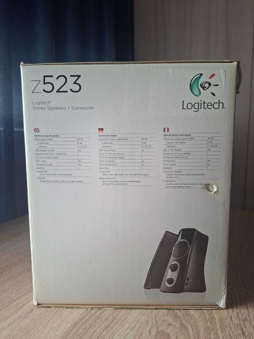 Głośniki Logitech Z523 | 40W RMS | Komplet