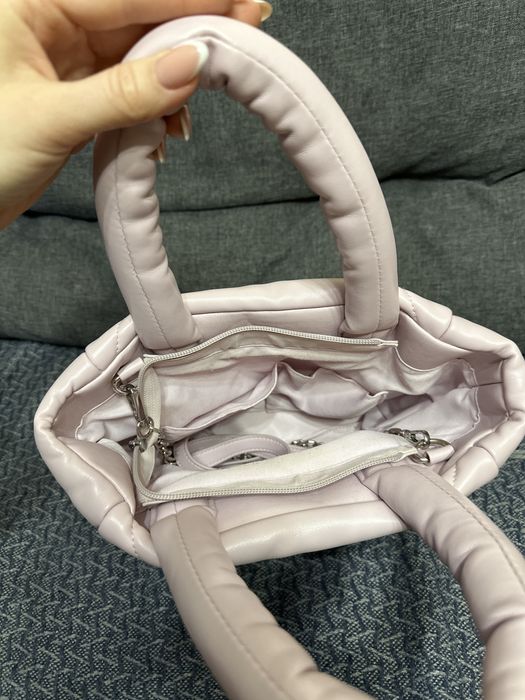 Сумка жіноча, блідо-рожева