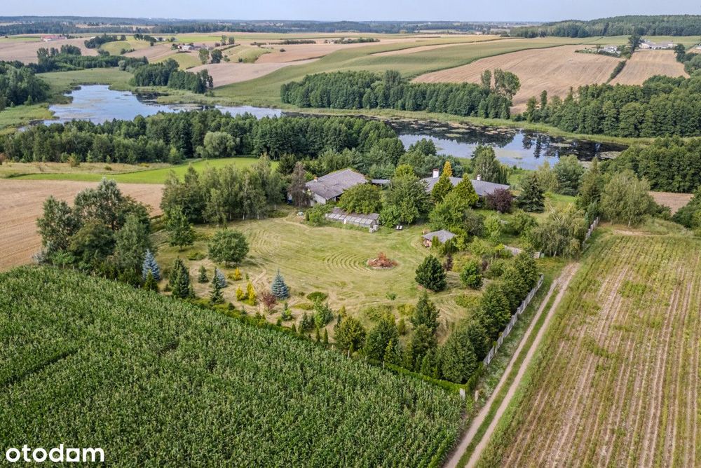 Dom Stajnia Domek letniskowy Linia brzegowa 2ha