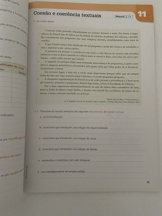 Caderno de atividades de 8 ano (Para) Textos de Portugues