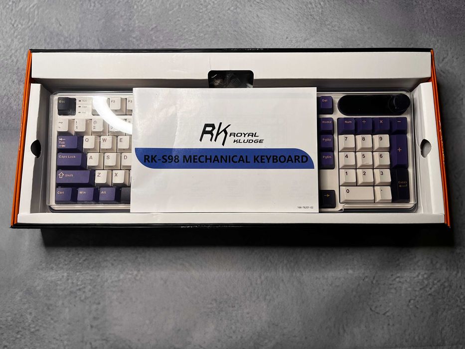 RK ROYAL KLUDGE S98 Klawiatura mechaniczna, Misty Rain Switch