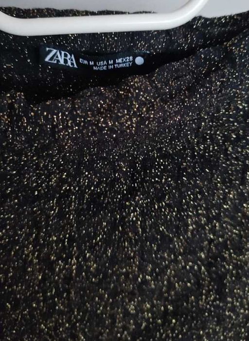 Połyskująca bluzka Zara glitter