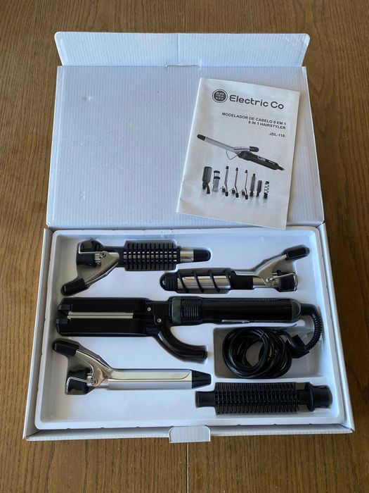 Modelador para cabelo 8 em 1