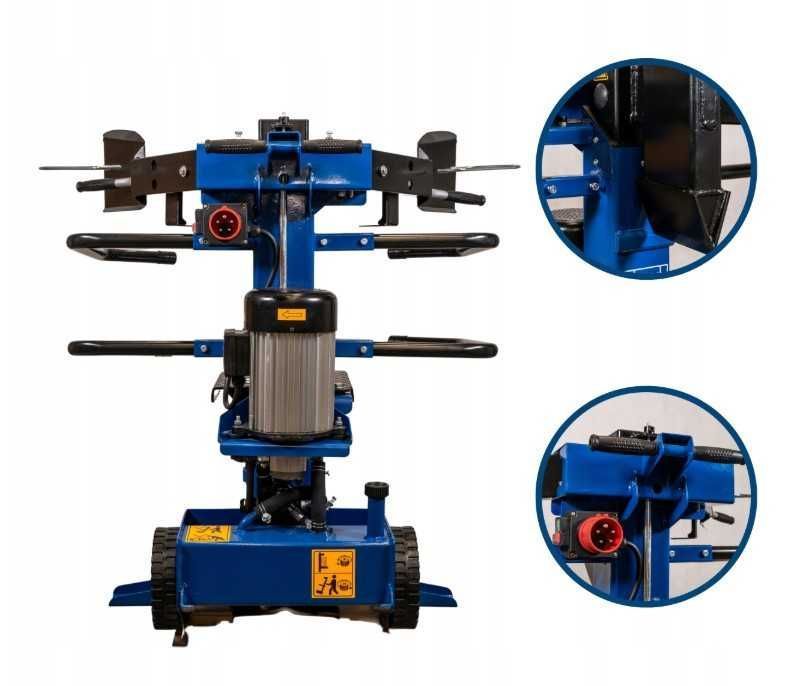 ŁUPARKA DO DREWNA 8T (NA SIŁĘ) Pionowa Rębak Hudrauliczna Drzewa Nowa