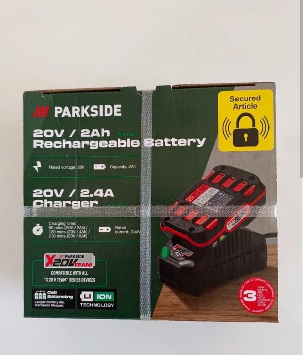 Akumulator litowo-jonowy 20 V, 2 Ah, z ładowarką 2,4 Ah
Lidl Poleca