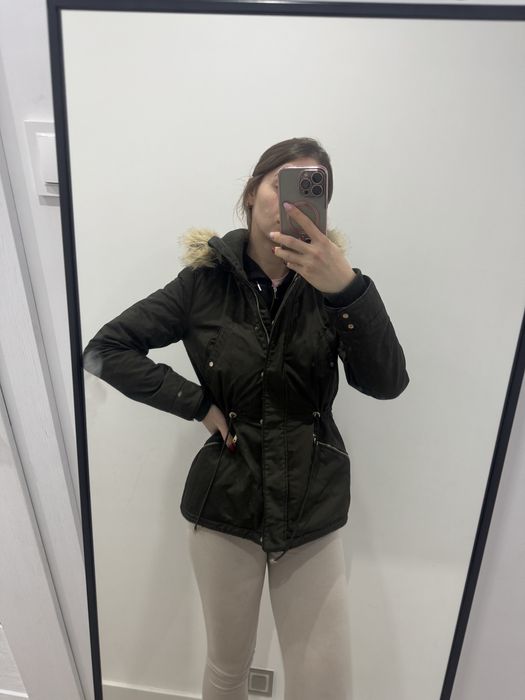Kurtuka zielona khaki zara