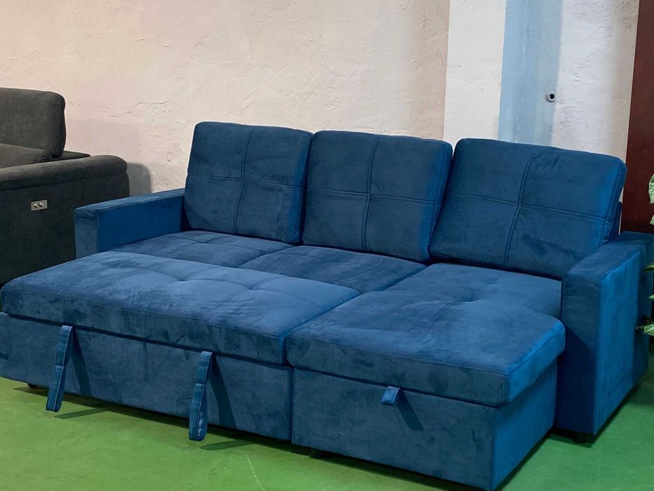 Sofá chaise longue cama + entrega gratis