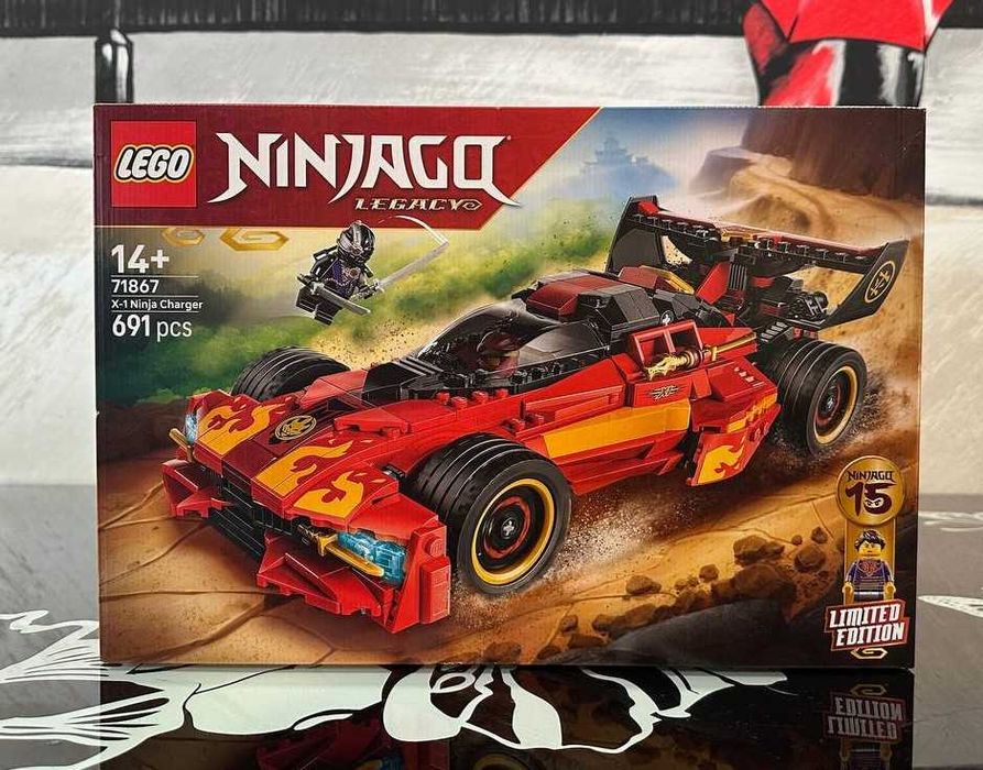 Конструктор LEGO NINJAGO 71867 Переслідувач ніндзя X-1
