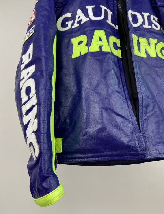 Casaco F1 Gauloises Racing em Pele Influencer Motard YouTuber