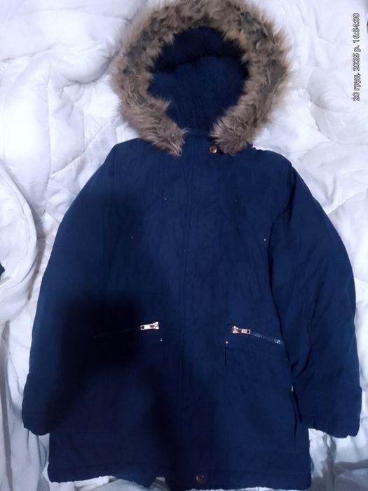 Куртка пухова Демі 128 та зимова 134,   для дівчаток